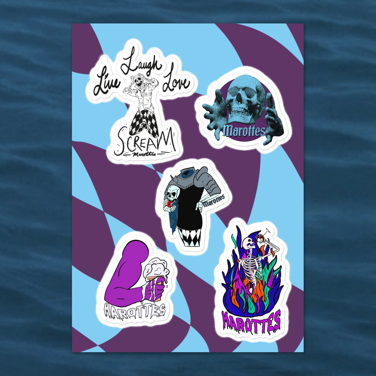 Marottes Sticker sheet
