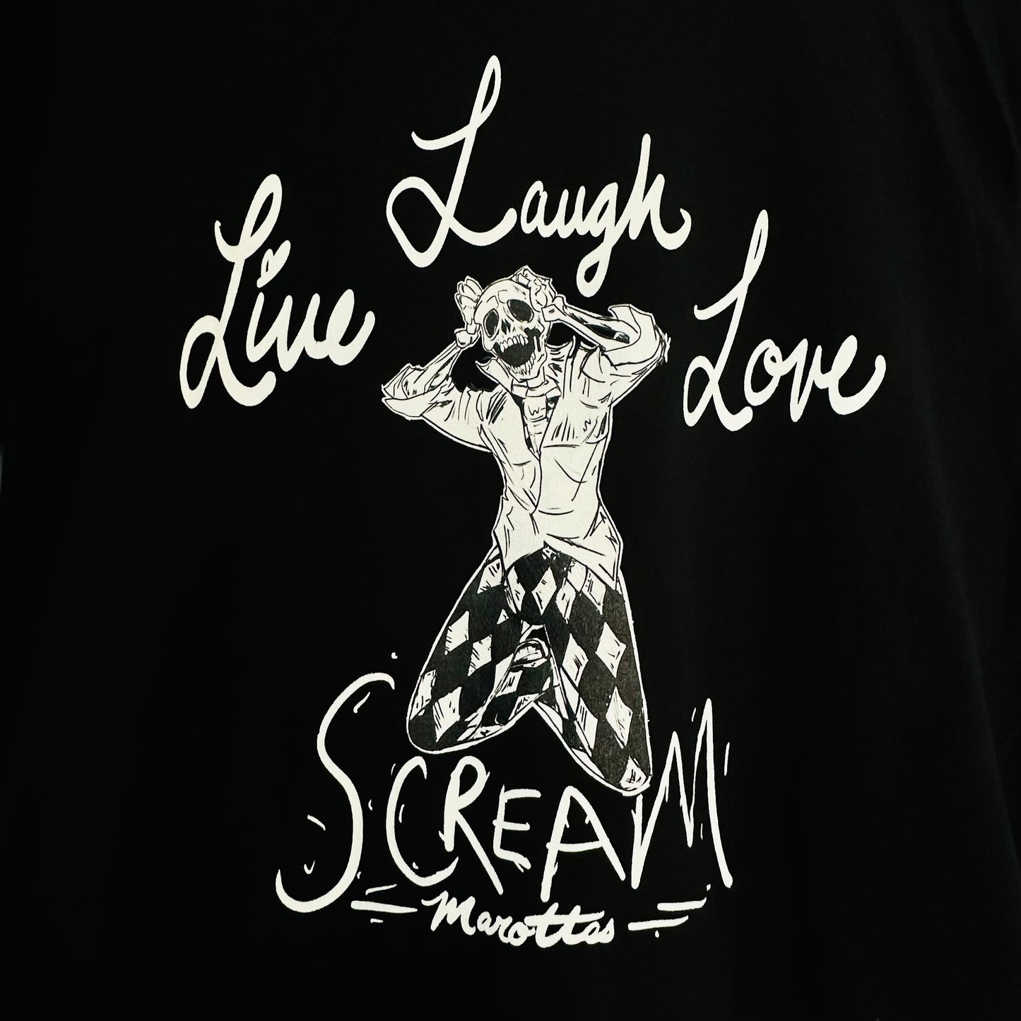 LIVE LAUGH LOVE SCREAM T-shirt